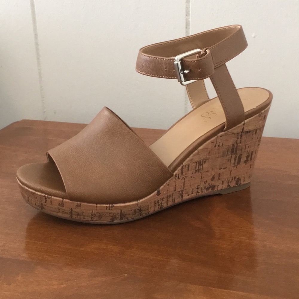 Franco Sarto Camel Wedges